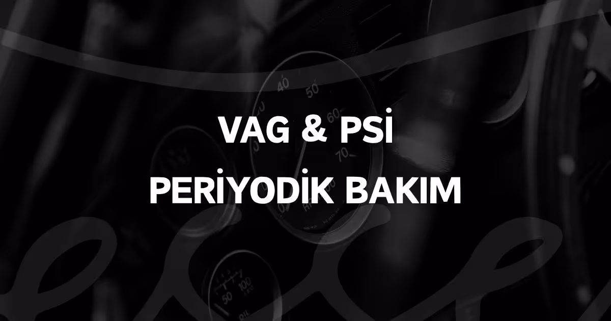VAG ve PSA Grubu Araçlarda Periyodik Bakım Setleri